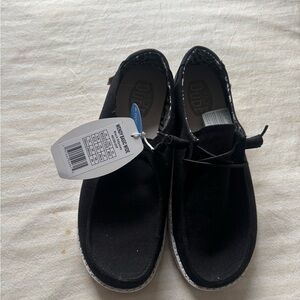 Hey Dude Black Casual Shoes Womens size 10